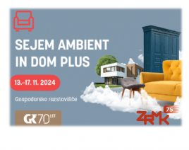 STROKOVNI DOGODKI NA SEJMU AMBIENT in DOM plus